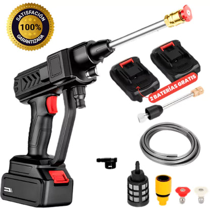PowerClean PRO™   Pistola de Limpieza Alta Presión+2 Baterias
