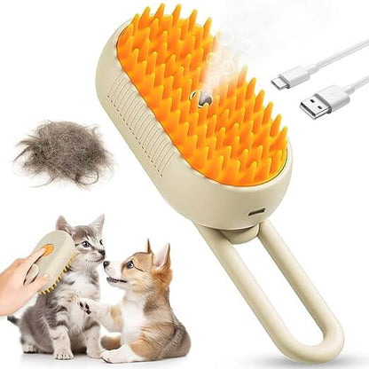 PetMaster™ Cepillo vapor de masaje para mascota 3 en 1