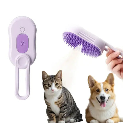 PetMaster™ Cepillo vapor de masaje para mascota 3 en 1